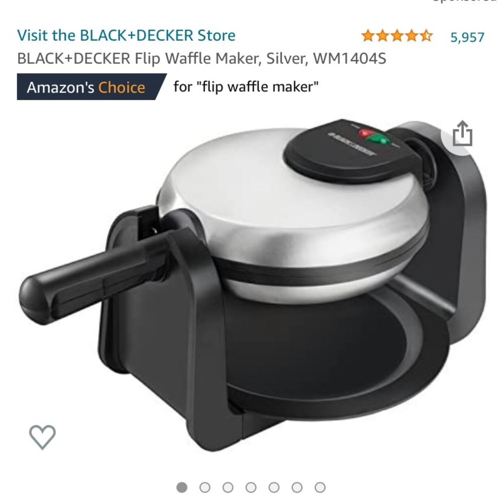 Black & Decker waffle maker